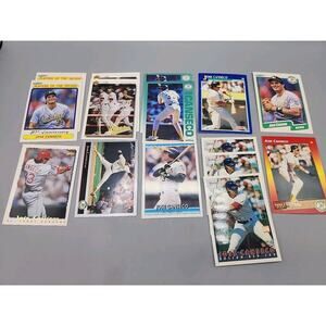 Lot of 15 Jose Canseco Baseball Cards Various Years